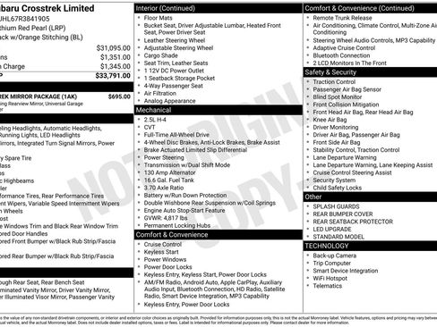 Used 2024 Subaru Crosstrek 2.5i Limited w/ Crosstrek Mirror Package image 8