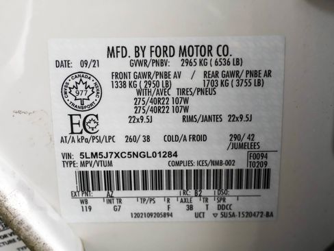Used 2022 Lincoln Aviator Reserve w/ Equipment Group 201A AWD/4WD image 54