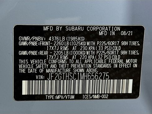 Used 2021 Subaru Crosstrek 2.5i Sport w/ Moonroof Package image 12