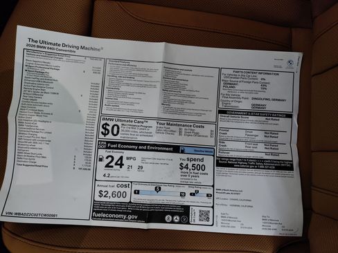 New 2026 BMW 840i Convertible w/ M Sport Professional Package image 31