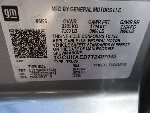 New 2026 Chevrolet Silverado 1500 W/T w/ WT Value Package AWD/4WD image 25
