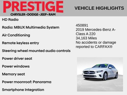Used 2019 Mercedes-Benz A 220 image 2
