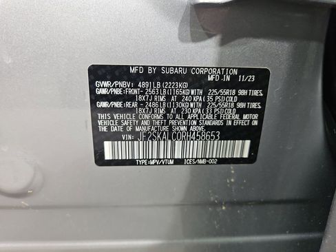 Certified 2024 Subaru Forester Limited AWD/4WD image 32