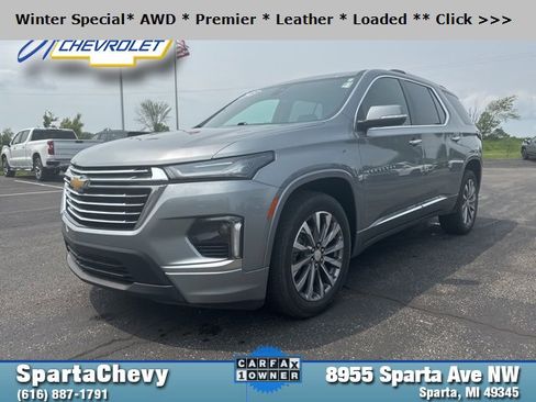 Used 2023 Chevrolet Traverse Premier w/ LPO, Floor Liner Package image 7