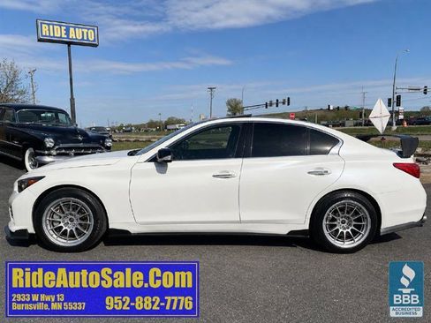 Used 2016 INFINITI Q50 Red Sport 400 AWD/4WD image 7