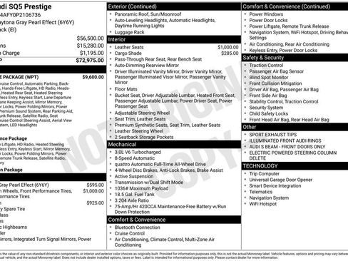 Used 2023 Audi SQ5 Prestige w/ Prestige Package AWD/4WD image 31