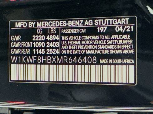 Used 2021 Mercedes-Benz C 63 AMG S w/ Multimedia Package image 24