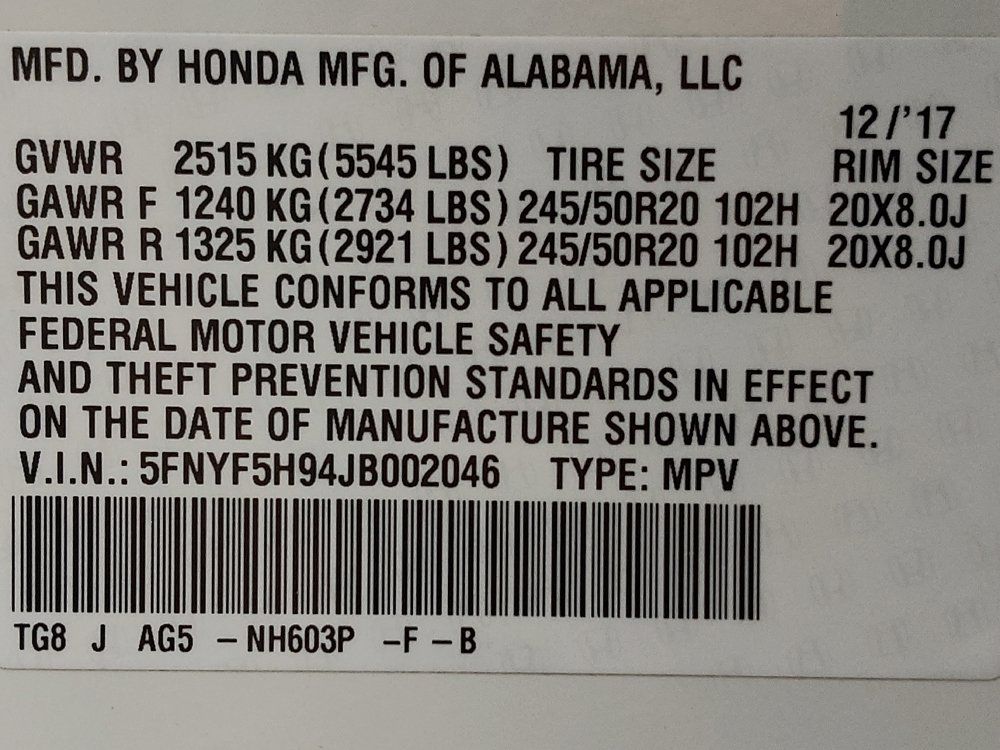 Used 2018 Honda Pilot Touring image 33