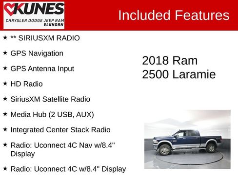 Used 2018 RAM 2500 Laramie w/ Snow Chief Group AWD/4WD image 4