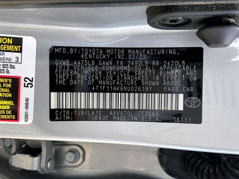 Used 2022 Toyota Camry XLE FWD image 36
