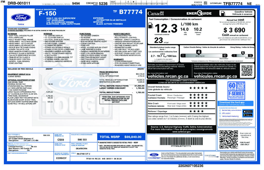 Used 2026 Ford F150 Lariat AWD/4WD image 35