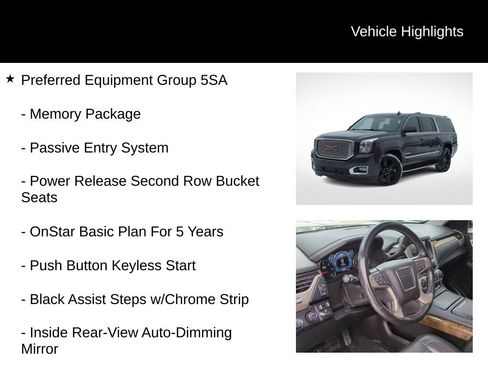 Used 2017 GMC Yukon XL Denali w/ Open Road Package image 6