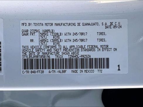 Certified 2024 Toyota Tacoma SR5 image 56