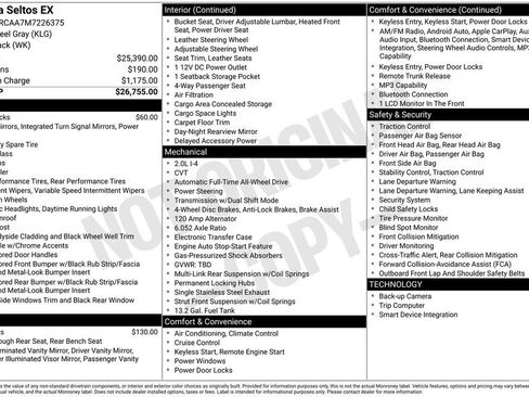 Used 2021 Kia Seltos EX image 7