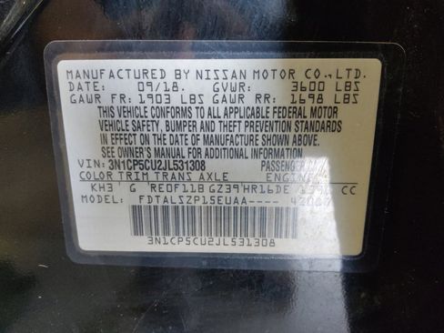 Used 2018 Nissan Kicks SV w/ Exterior Package FWD image 33