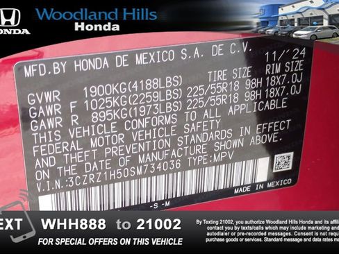 Used 2025 Honda HR-V Sport image 26