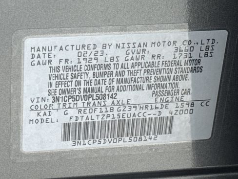Used 2023 Nissan Kicks SR w/ SR Premium Package FWD image 32