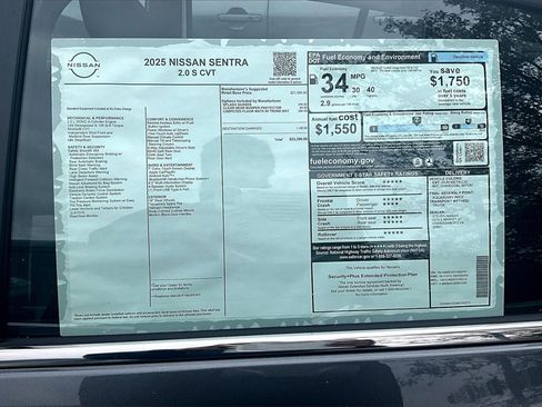 New 2025 Nissan Sentra S image 33