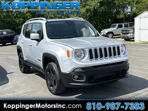 Used 2018 Jeep Renegade Limited w/ UConnect 8.4 Nav Group AWD/4WD image 1