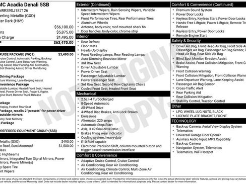 Used 2025 GMC Acadia Denali w/ Super Cruise Package image 3