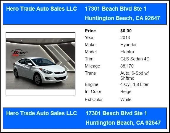 Used 2013 Hyundai Elantra GLS FWD image 11