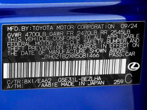 Used 2024 Lexus IS 350 F Sport w/ Navigation Package RWD image 57