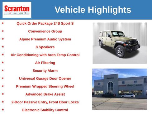 New 2026 Jeep Wrangler Sport S image 6