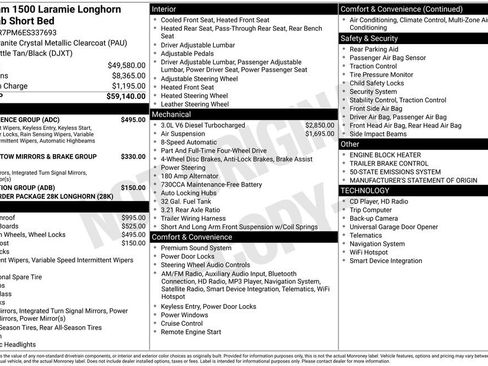 Used 2014 RAM 1500 Laramie Longhorn w/ Convenience Group image 35