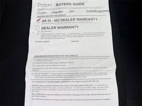 Used 2016 Subaru Crosstrek 2.0i Premium image 33