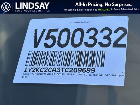 New 2026 Volkswagen Atlas Cross Sport SE AWD/4WD image 23