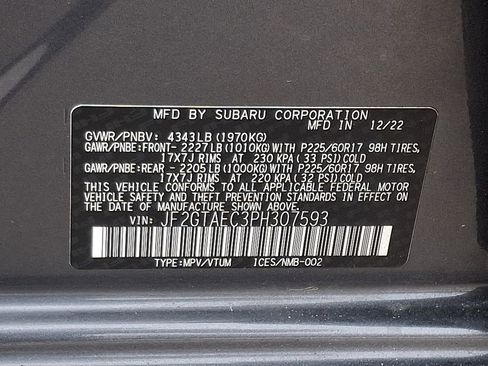 Certified 2023 Subaru Crosstrek 2.0i Premium image 28