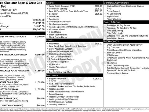 Used 2023 Jeep Gladiator Sport AWD/4WD image 34
