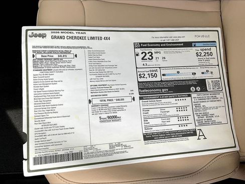 New 2026 Jeep Grand Cherokee Limited image 14