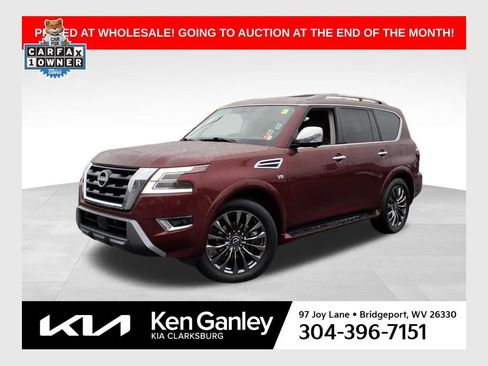 Used 2022 Nissan Armada Platinum w/ Captain's Chairs Package image 1