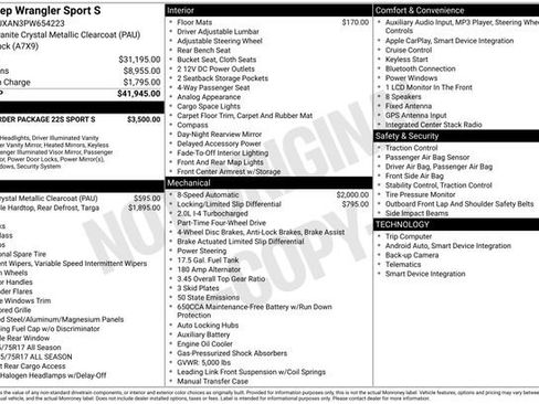 Used 2023 Jeep Wrangler Sport S image 32