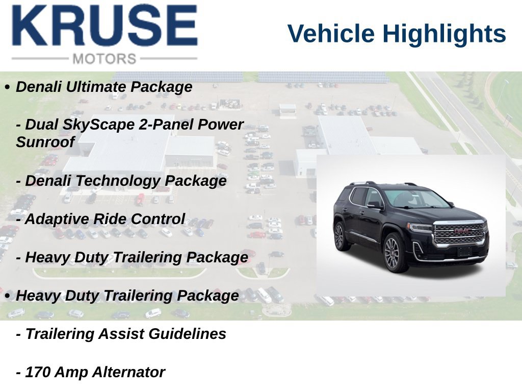 Used 2021 GMC Acadia Denali w/ Denali Ultimate Package AWD/4WD image 14