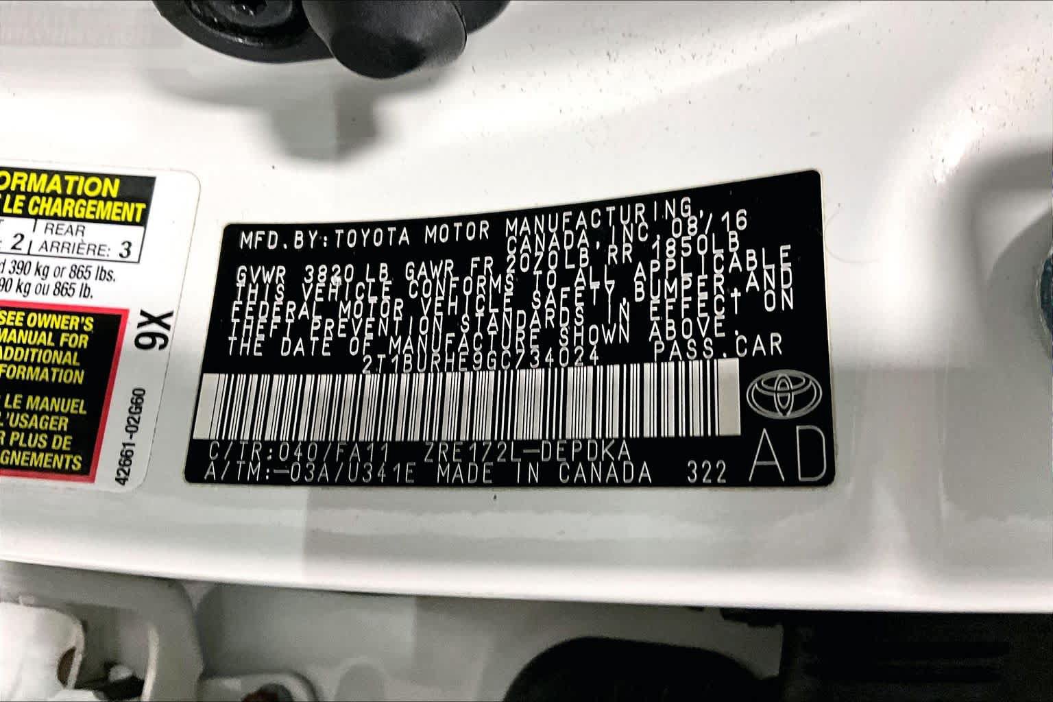 Used 2016 Toyota Corolla L FWD image 32