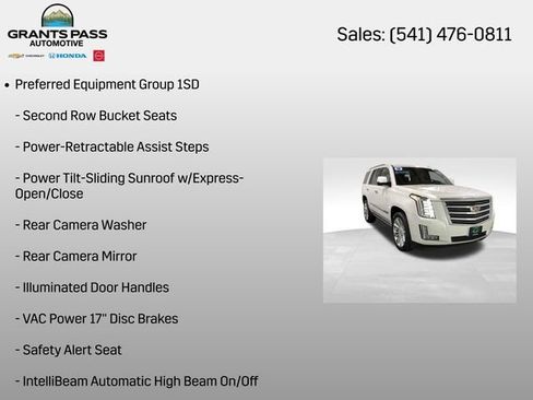 Certified 2018 Cadillac Escalade Platinum AWD/4WD image 6