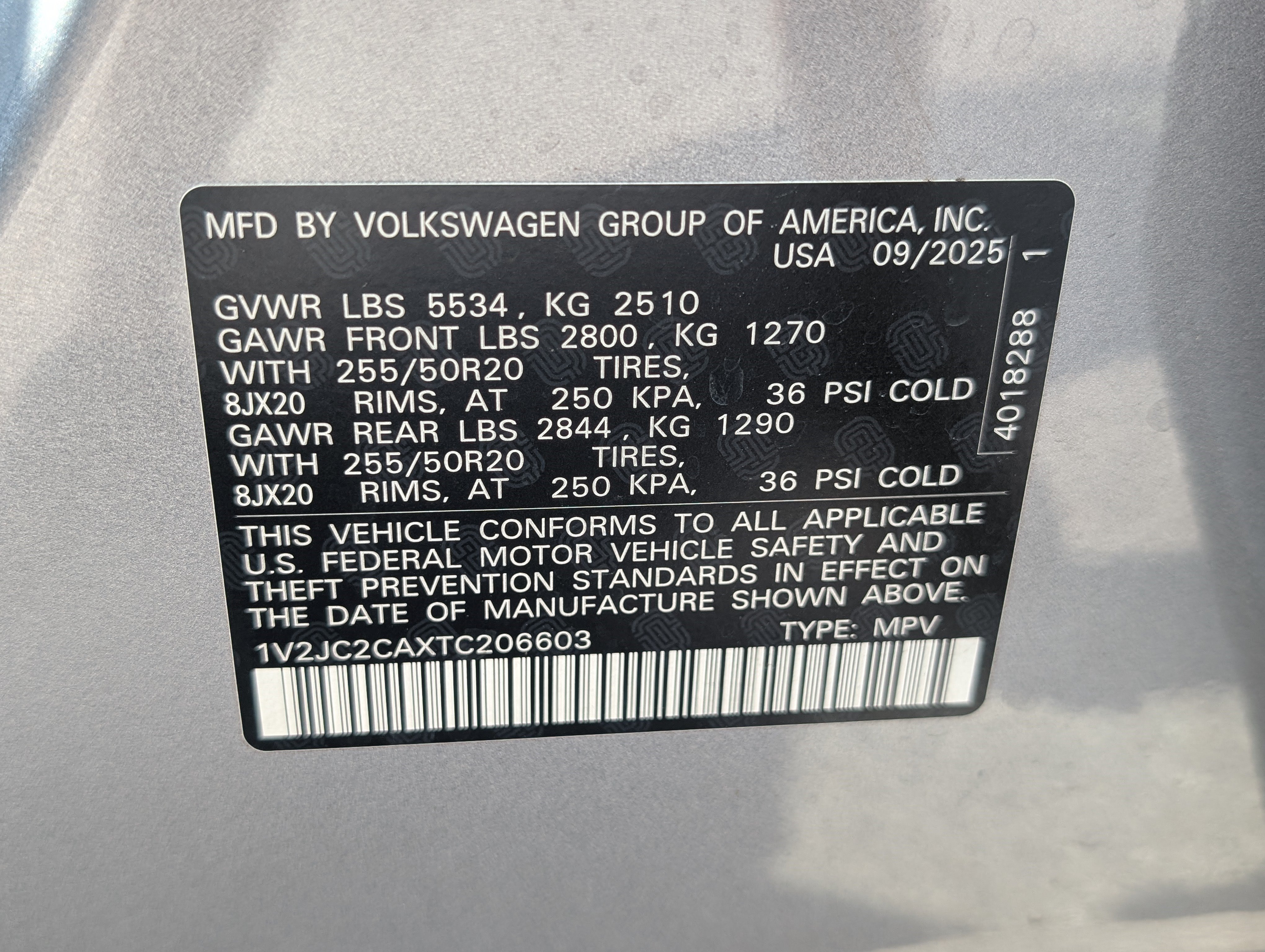 Used 2026 Volkswagen Atlas Cross Sport SE w/ Panoramic Sunroof Package FWD image 37