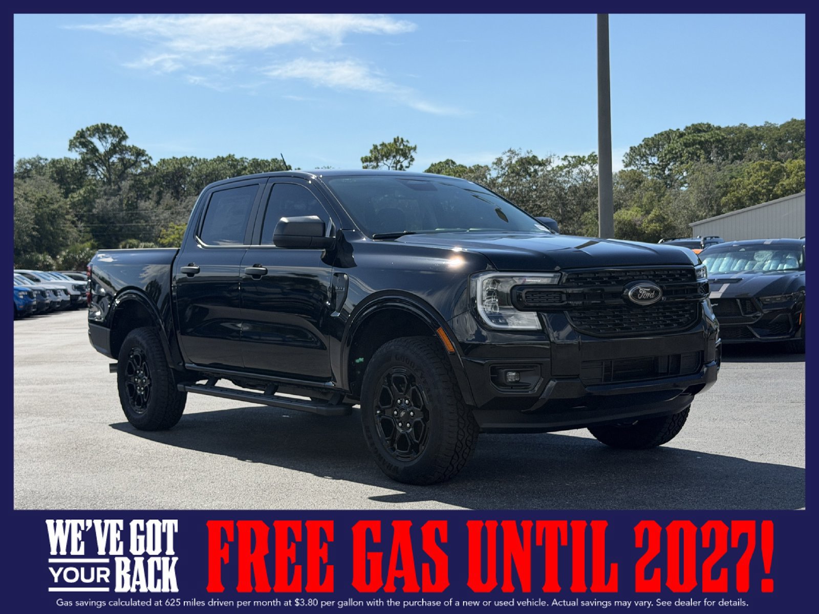 New 2026 Ford Ranger XLT w/ Black Appearance Package AWD/4WD image 2