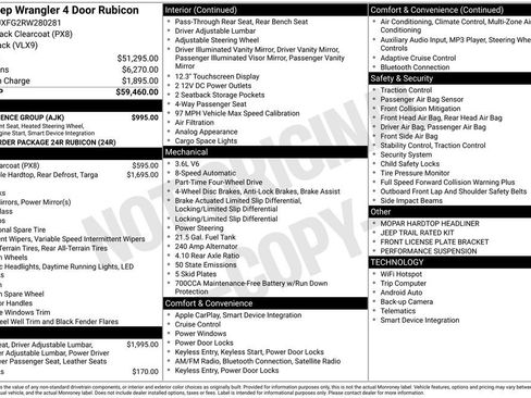 Used 2024 Jeep Wrangler Unlimited Rubicon w/ Convenience Group image 39