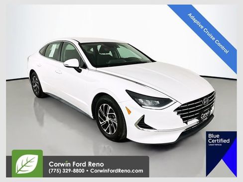 Used 2023 Hyundai Sonata Blue FWD image 1