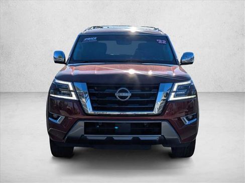 Used 2022 Nissan Armada Platinum w/ Captain's Chairs Package image 2