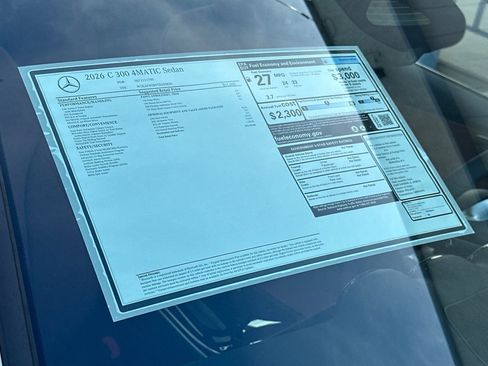 New 2026 Mercedes-Benz C 300 4MATIC Sedan image 28