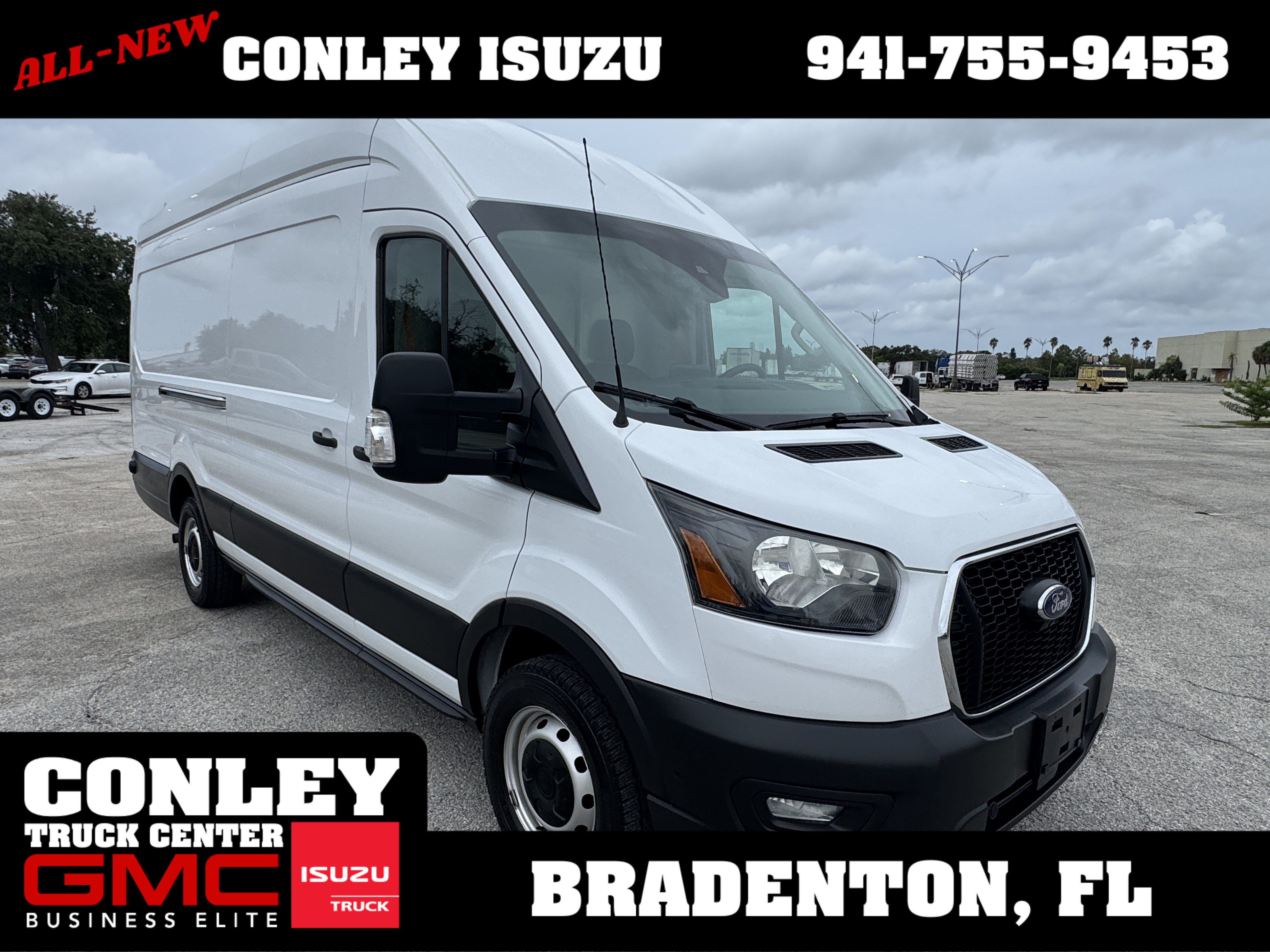 Used 2021 Ford Transit 350 148 High Roof Extended w/ Parcel Delivery Package RWD image 3