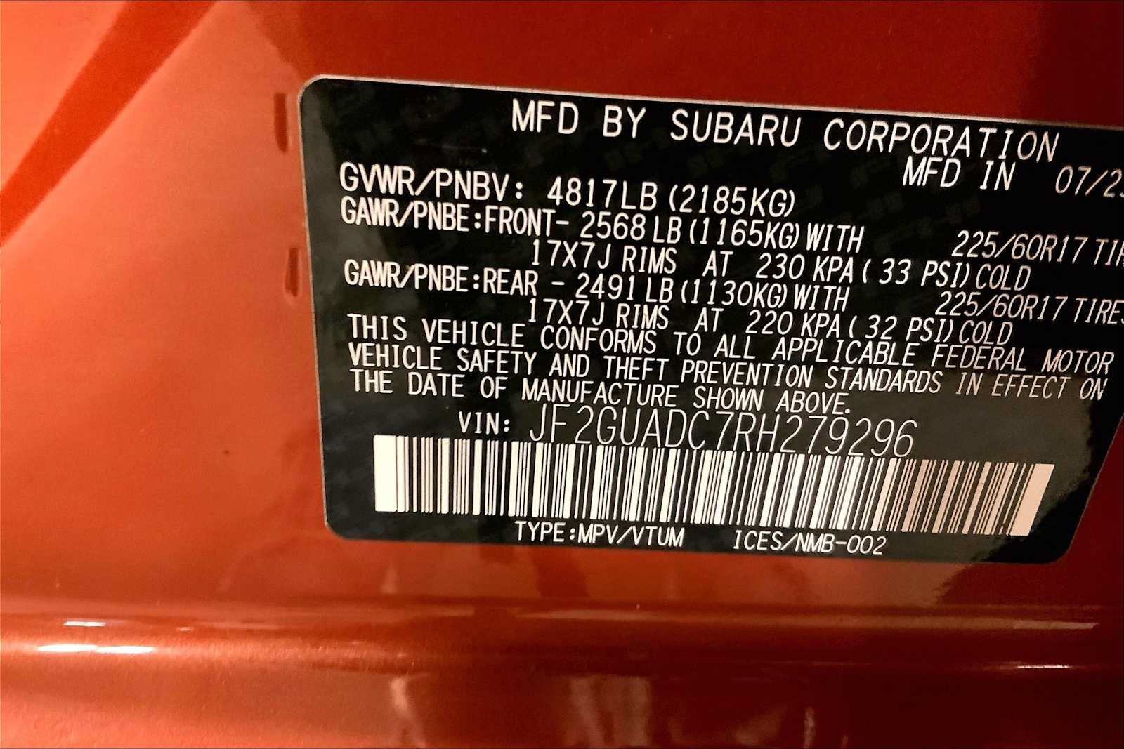 Certified 2024 Subaru Crosstrek 2.0i Premium AWD/4WD image 34