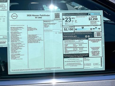 New 2026 Nissan Pathfinder SV FWD image 12