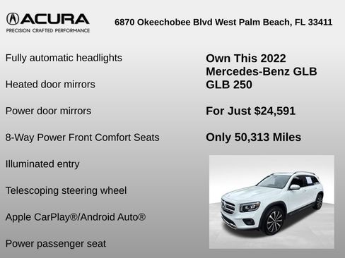 Used 2022 Mercedes-Benz GLB 250 w/ Premium Package Lite image 12