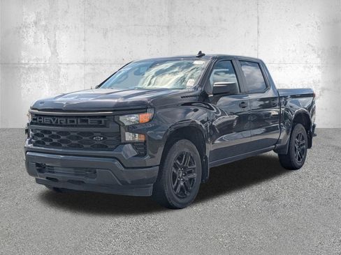Used 2023 Chevrolet Silverado 1500 Custom w/ LPO, Dark Essentials Package RWD image 2