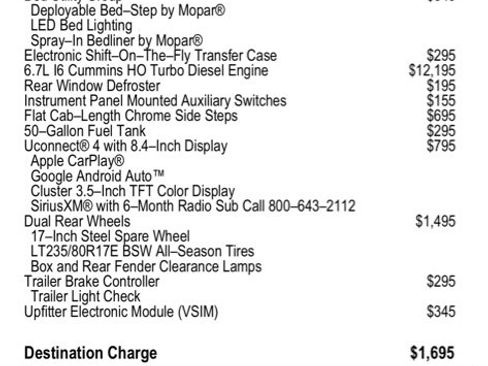 Used 2021 RAM 3500 Tradesman w/ Towing Technology Group image 19